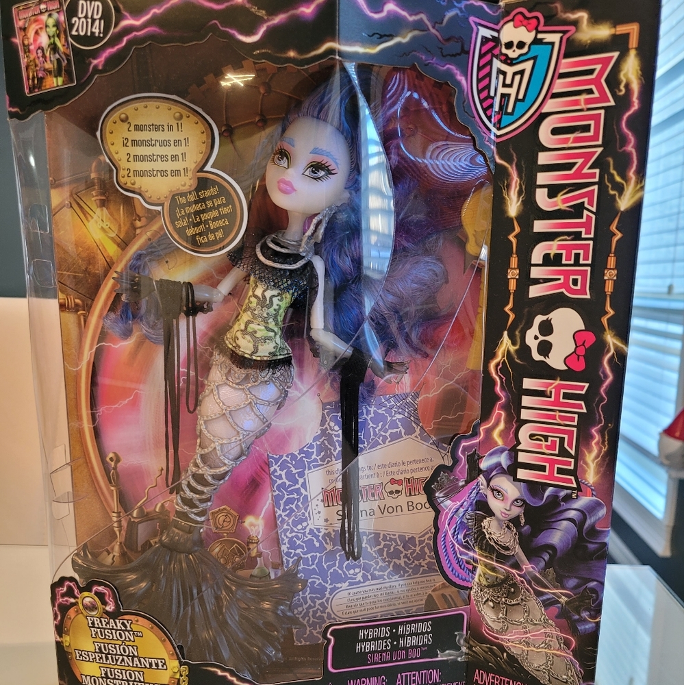 Monster high doll in box